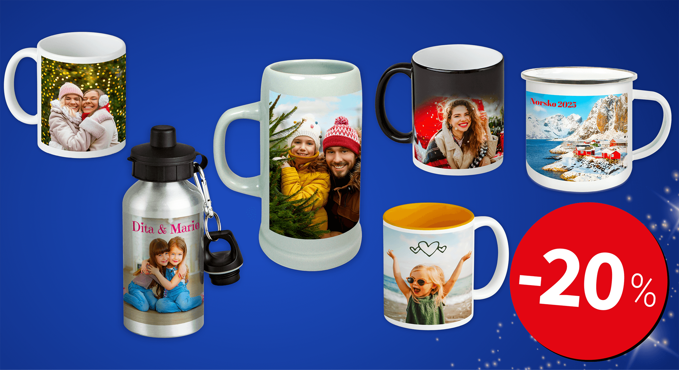 -20 % Okouzlující hrnečky a láhve