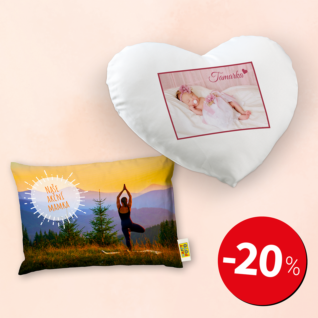 -20 % Polštářky