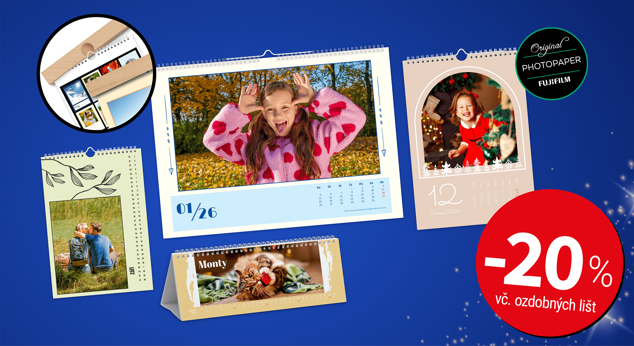 -20 % Vánoční fotokalendáře