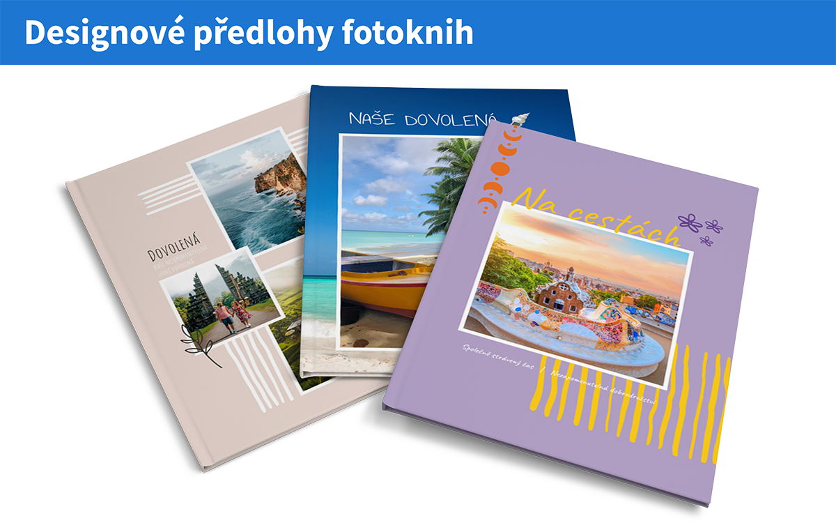 Designové předlohy fotoknih