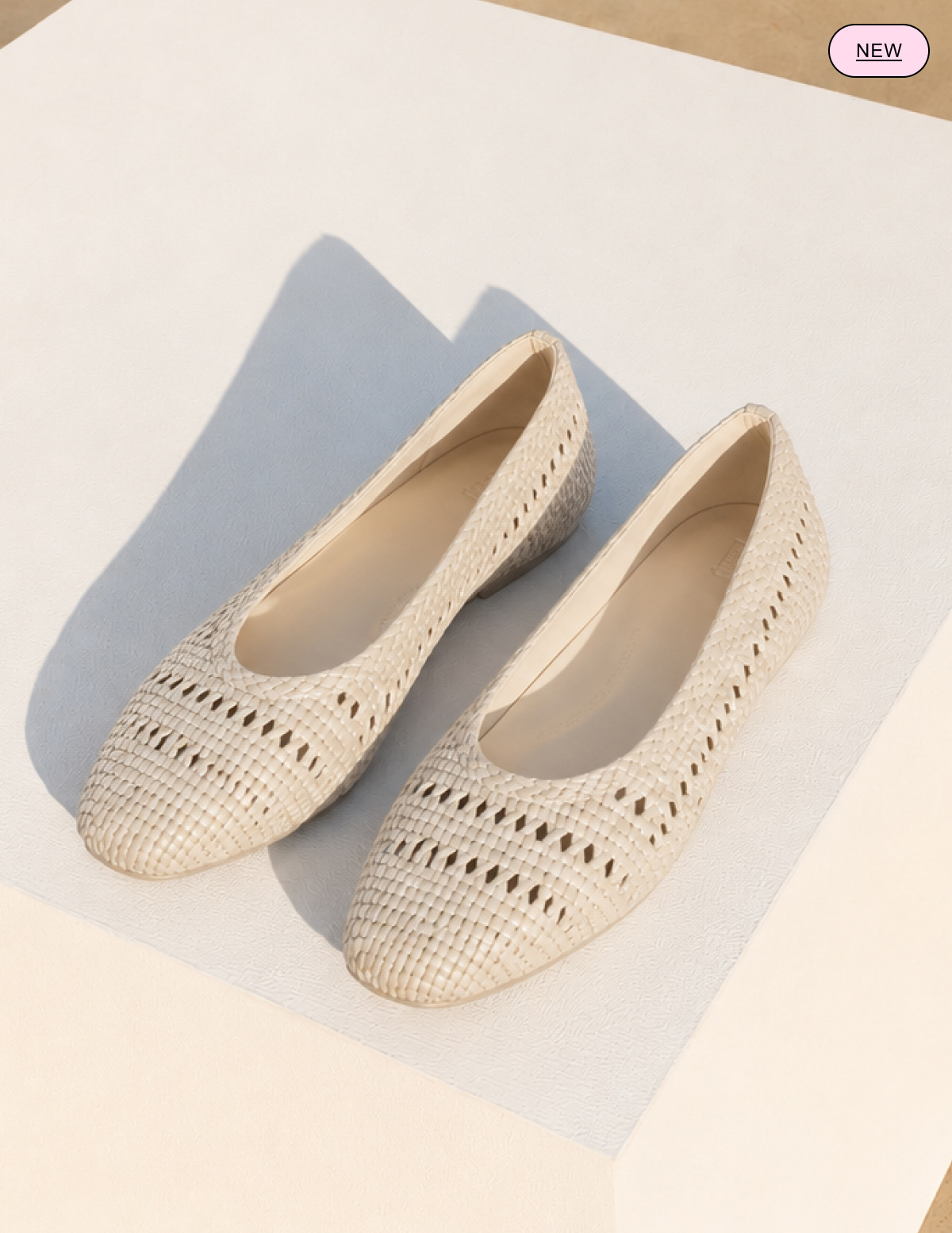 DELICATO Ballerinas - Taupe