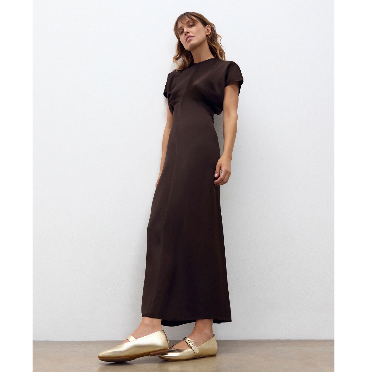 DELICATO Metallic-Leather Mary Janes