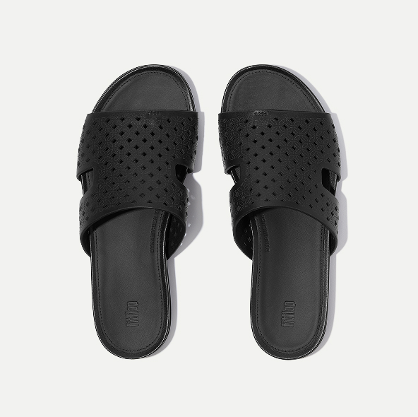 GRACIE Perf-Leather H-Bar Slides