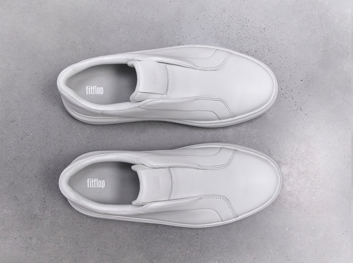 RTG Leather Slip-On Trainers Image