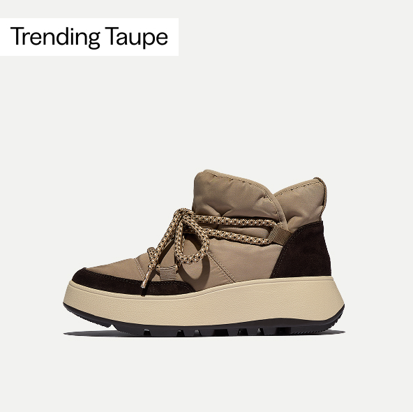 F-MODE Water-Resistant Warm Mesh Laced Booties