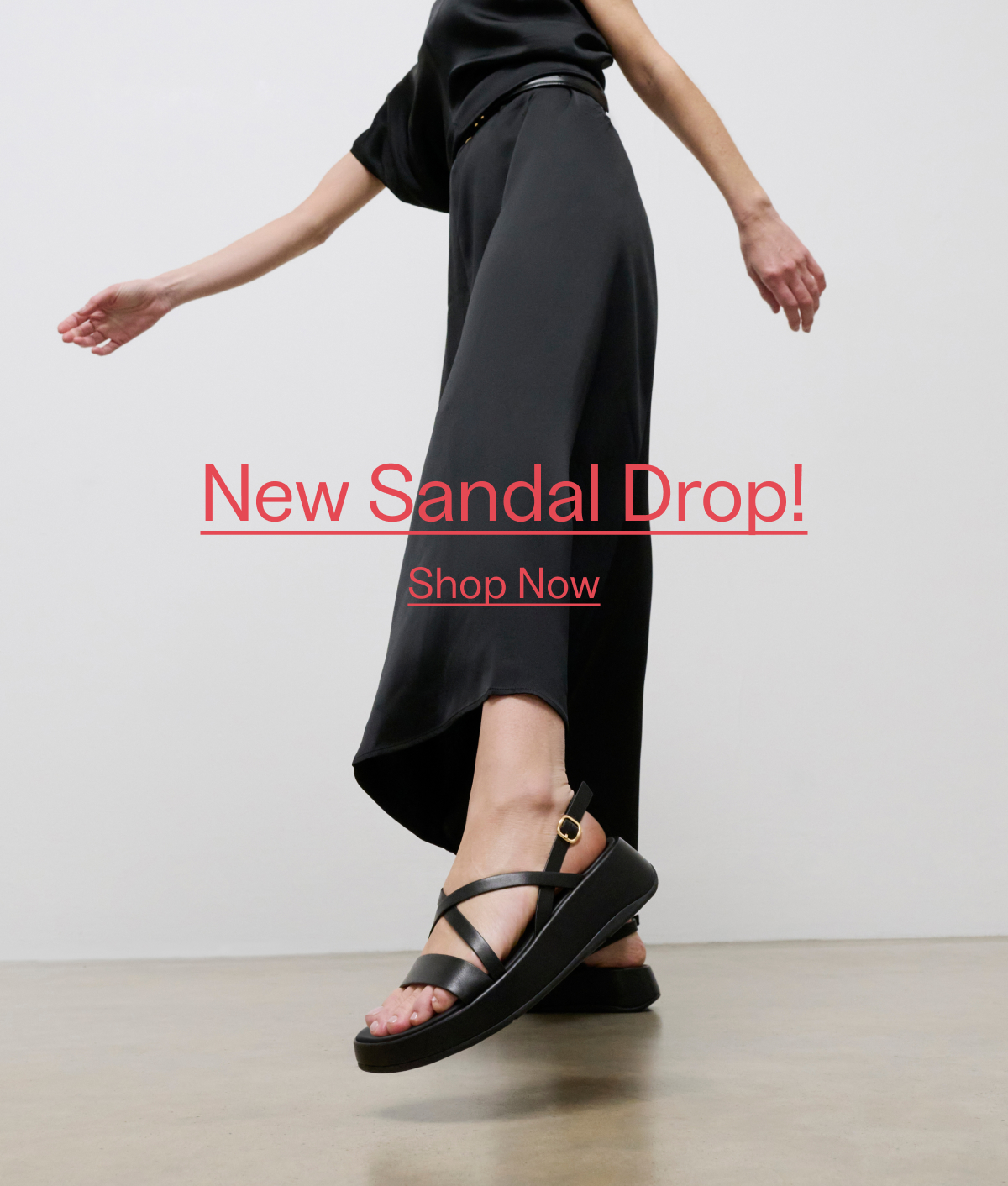 New Sandals Banner