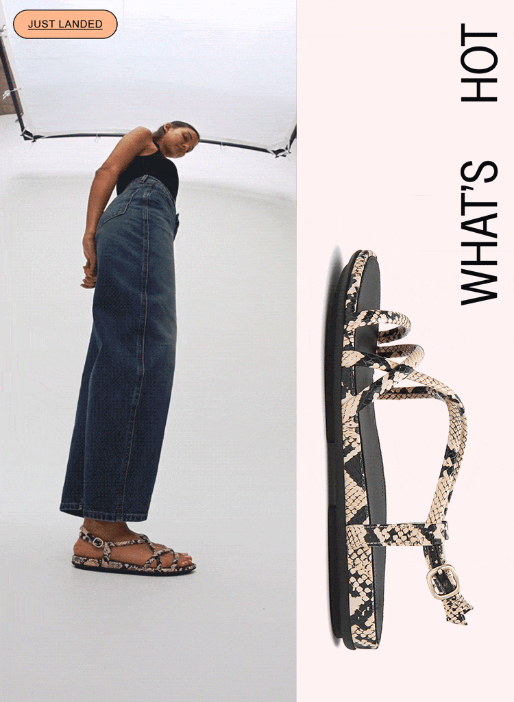 GRACIE STRAPPY SNAKE HERO