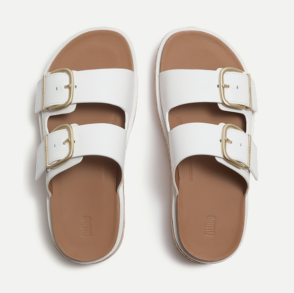 GEN-FF Max Buckle Leather/Cork Two-Bar Slides