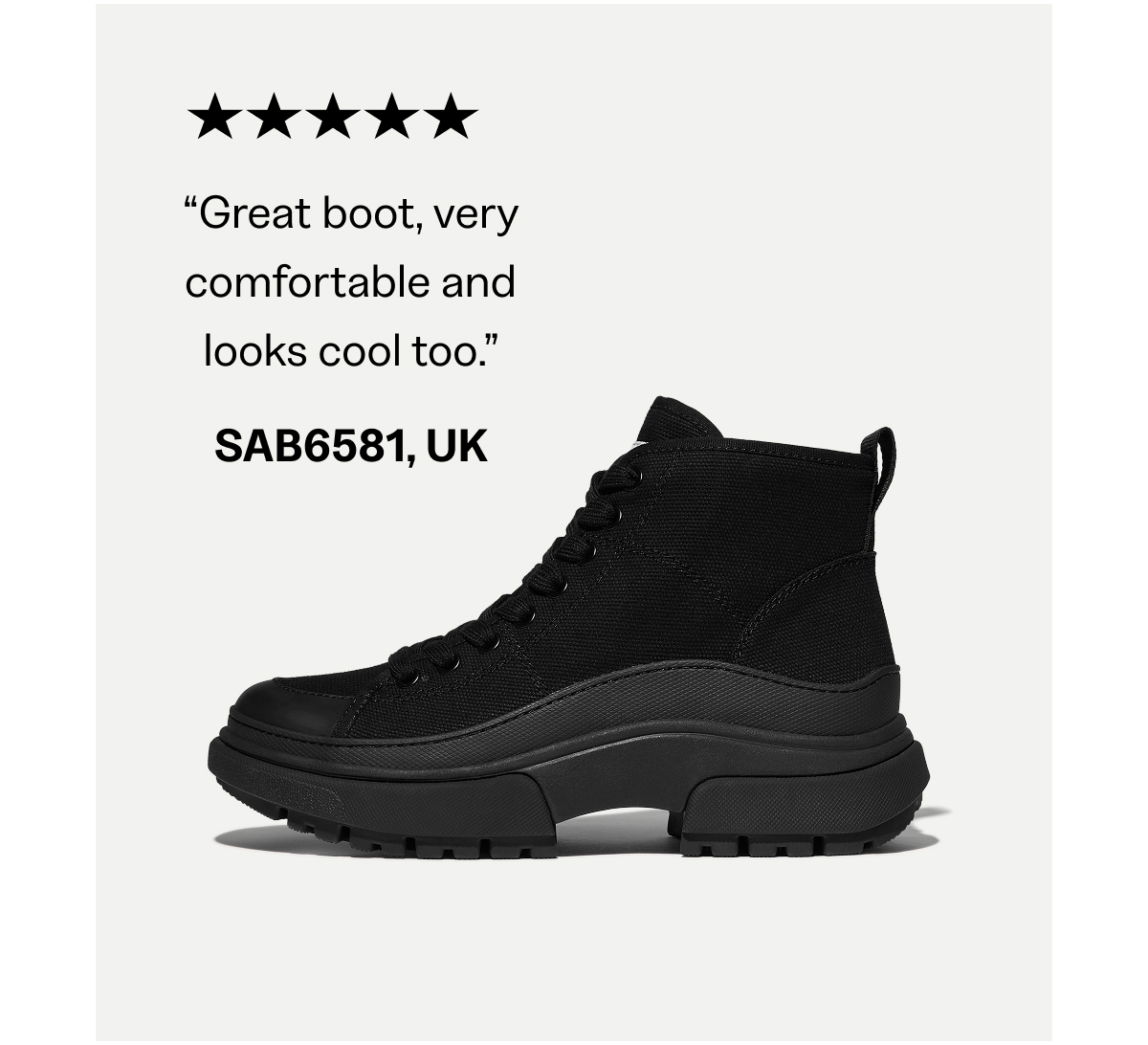 WYLDER Canvas Lace-Up Boots Image