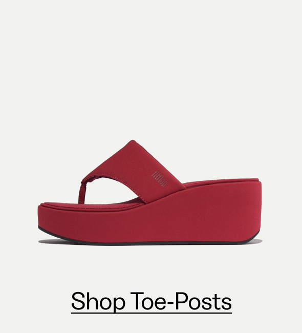 PLATFFORMS Wedge Toe-Post Sandals - Berry