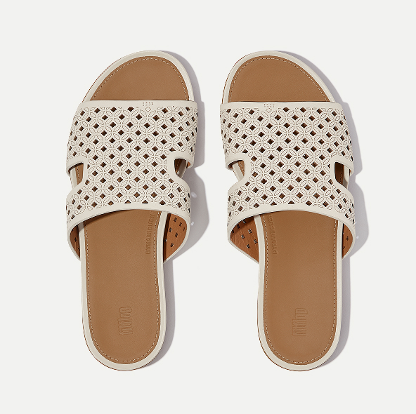 GRACIE Perf-Leather H-Bar Slides