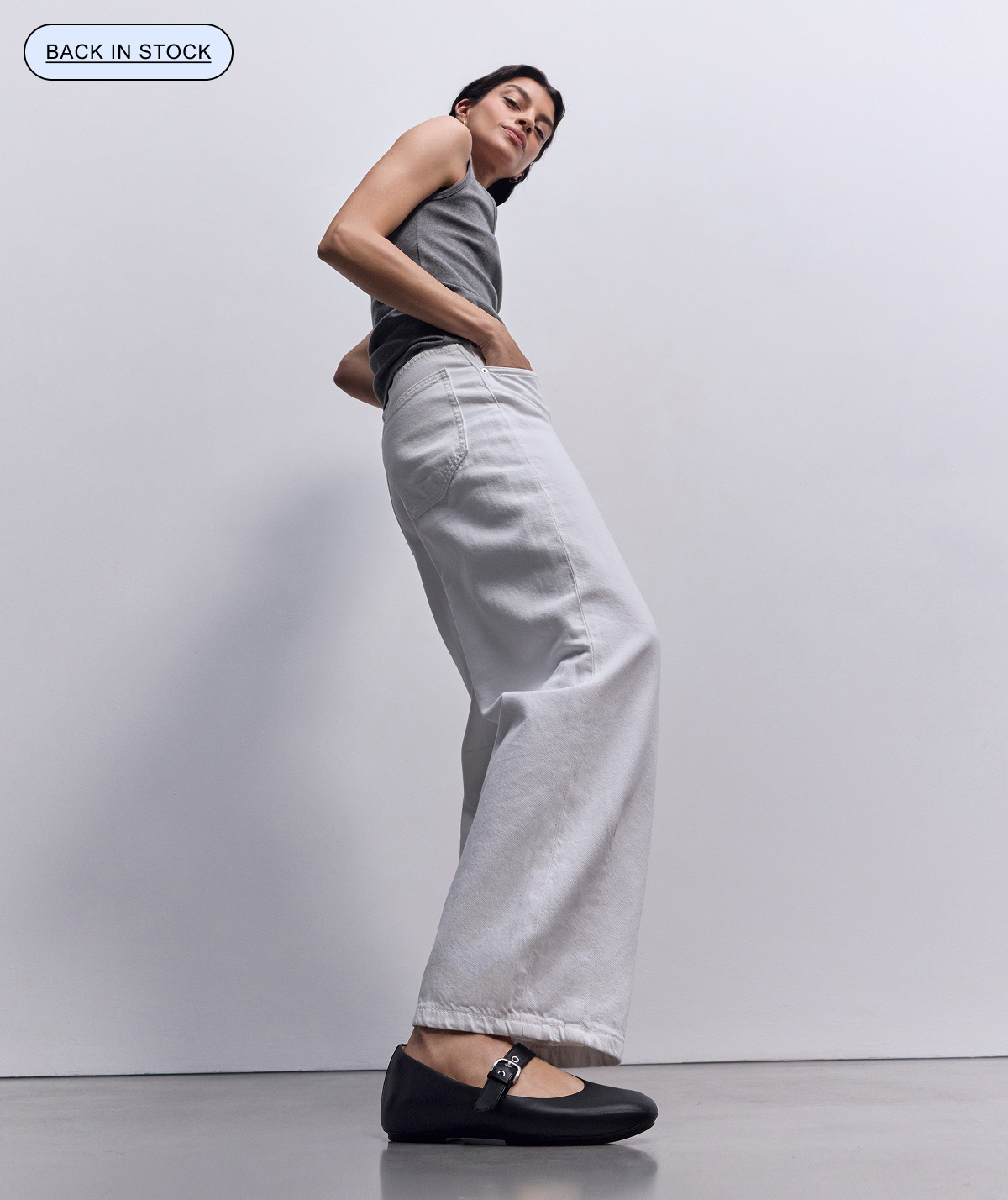 DELICATO Soft Leather Mary Janes