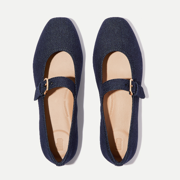 DELICATO Denim Mary Janes