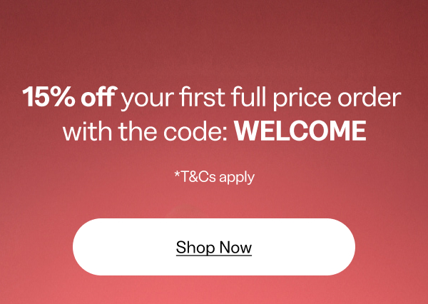 15% off your first full price order