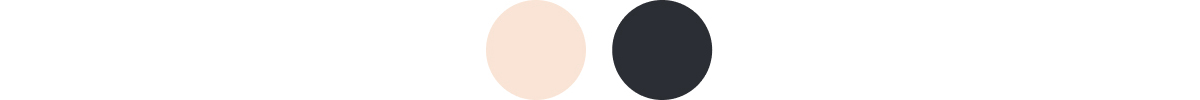 Cream and black colour swatches