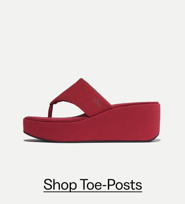 PLATFFORMS Wedge Toe-Post Sandals - Berry