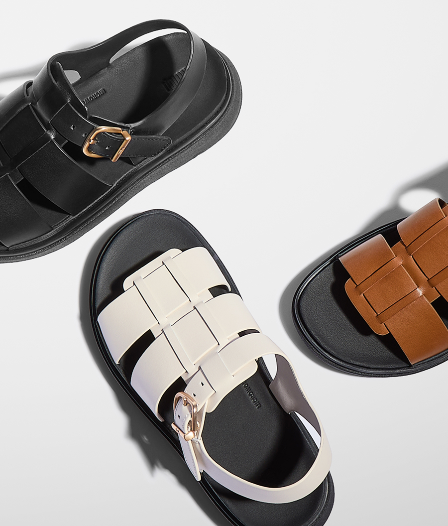 GEN-FF Leather Fisherman Sandals