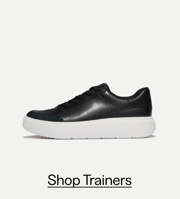 RTG Leather/Suede Trainers - Black