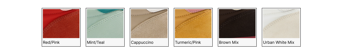 RETRO-Q Fabric/Suede Trainers Swatch