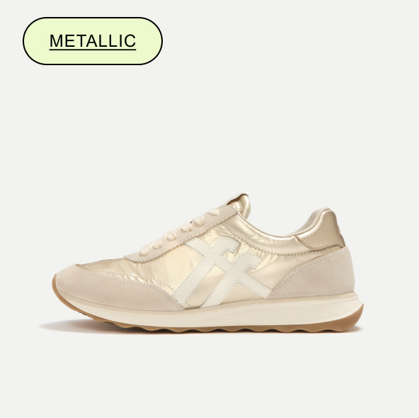 RETRO-Q Fabric/Suede Trainers