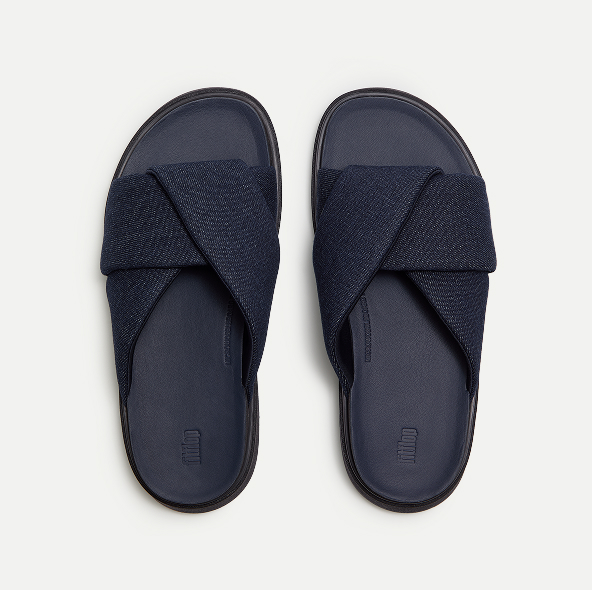 GEN-FF Folded-Denim Slides