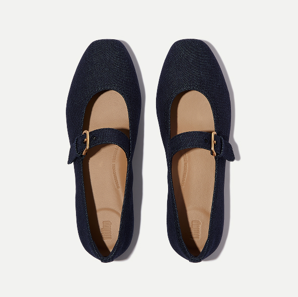 DELICATO Denim Mary Janes