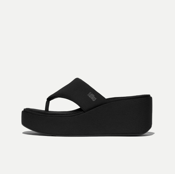 PLATFFORMS Wedge Toe-Post Sandals