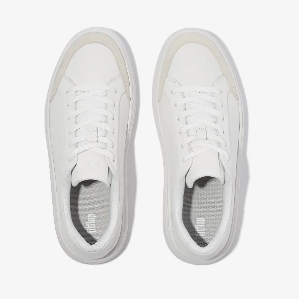 RTG Leather/Suede Trainers Urban White Image
