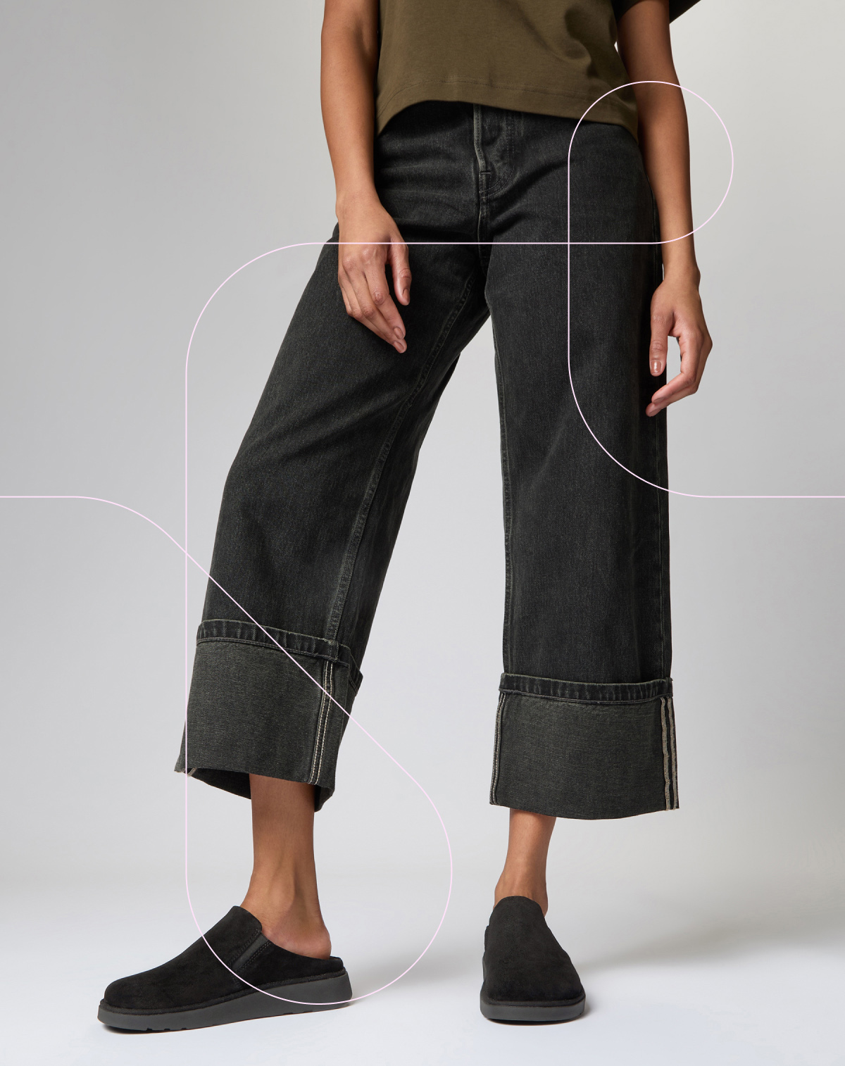Gen-FF Suede Mule Hero Image