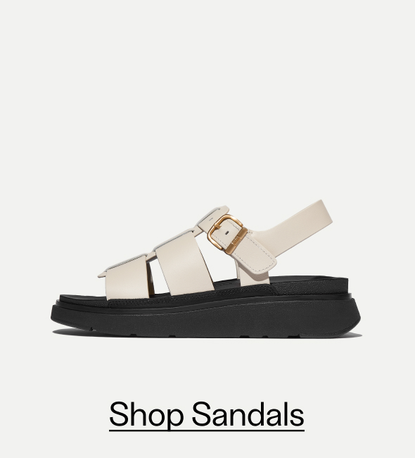 GEN-FF Leather Fisherman Sandals - Paris Beige