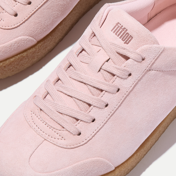 RALLY T-Toe Suede Crepe Sneakers Clay Pink