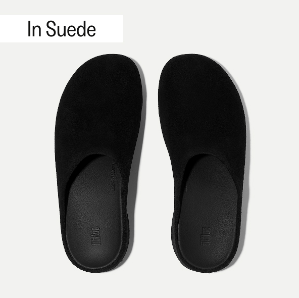 SHUV Suede Clogs Black Image