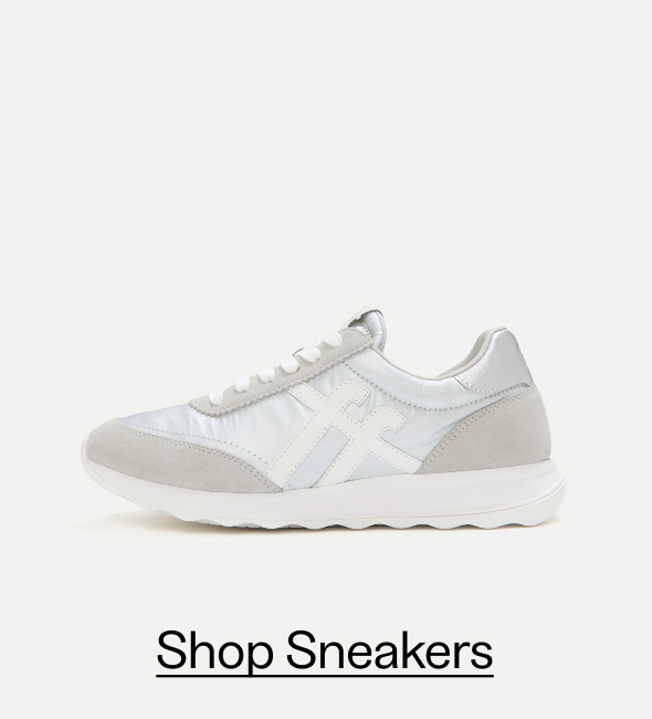 RETRO-Q Metallic-Fabric/Suede Sneakers - Silver