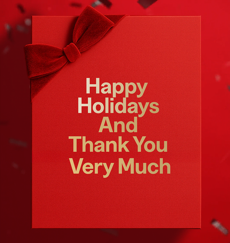 Happy Holidays Hero