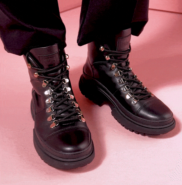 Black Boots Hero Gif