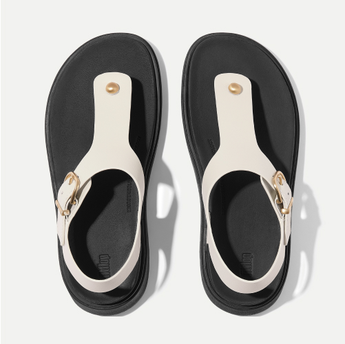 GEN-FF Buckle Leather Toe-Post Sandals Image