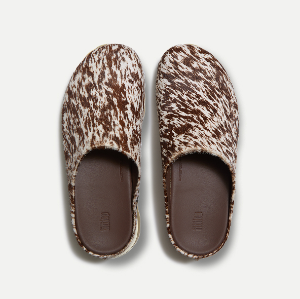 SHUV Leather Pony-Hair Mules