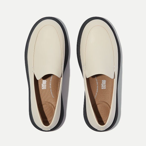 iQ-COMFF Leather Loafers Paris Beige Image
