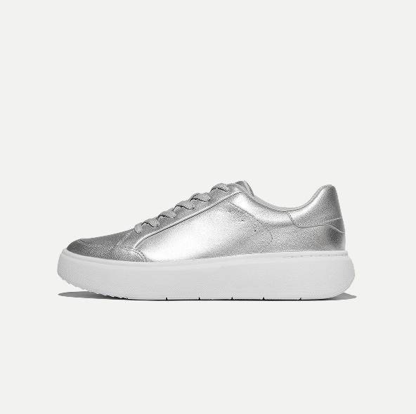 RTG Metallic-Leather Trainers