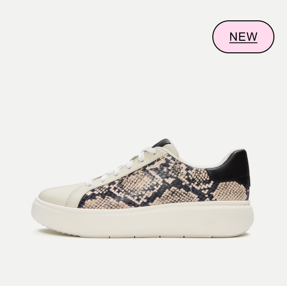 RTG Leather Trainers Snake