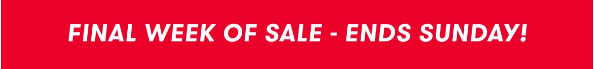 Final Week Sale Banner