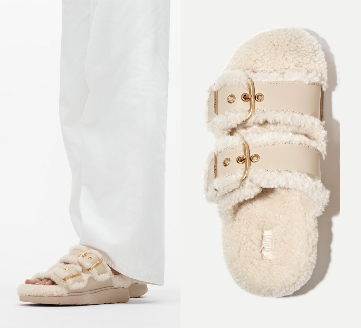 Gen FF Curly shearling slide image