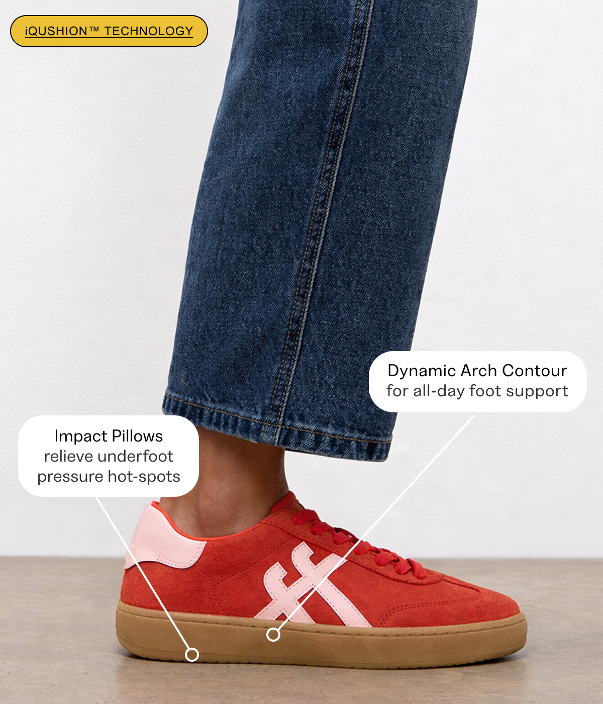 THE DASH T-Toe Suede Trainers Tech