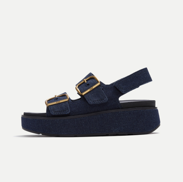GEN-FF Max Buckle Denim Back-Strap Sandals