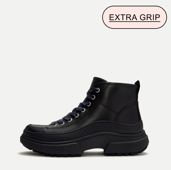 WYLDER Leather Lace-Up Boots
