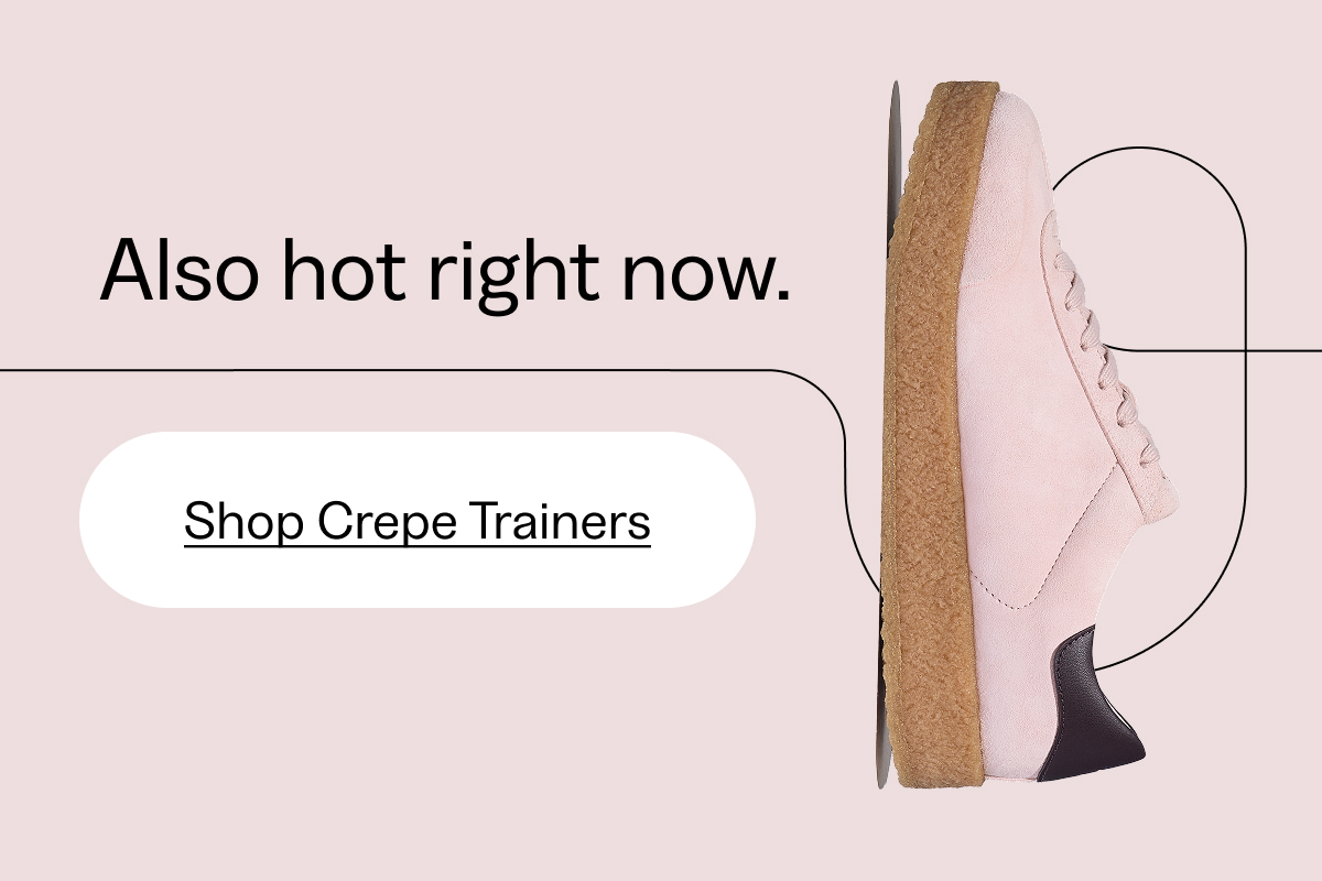 Crepe Trainers Banner