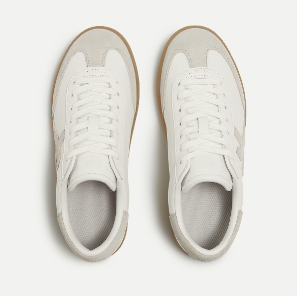 THE DASH FF T-Toe Suede Trainers - White