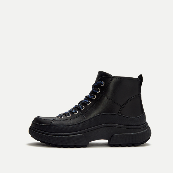 WYLDER Leather Lace-Up Boots
