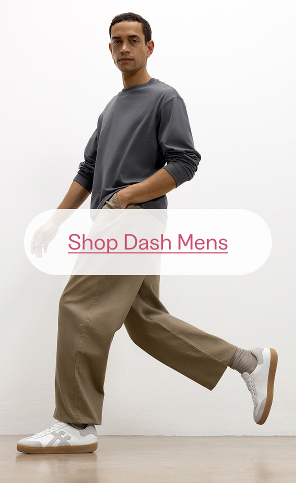 Mens THE DASH T-Toe Leather/Suede Trainers