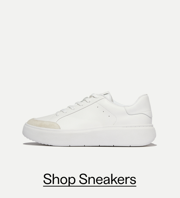 RTG Leather/Suede Trainers - Urban White